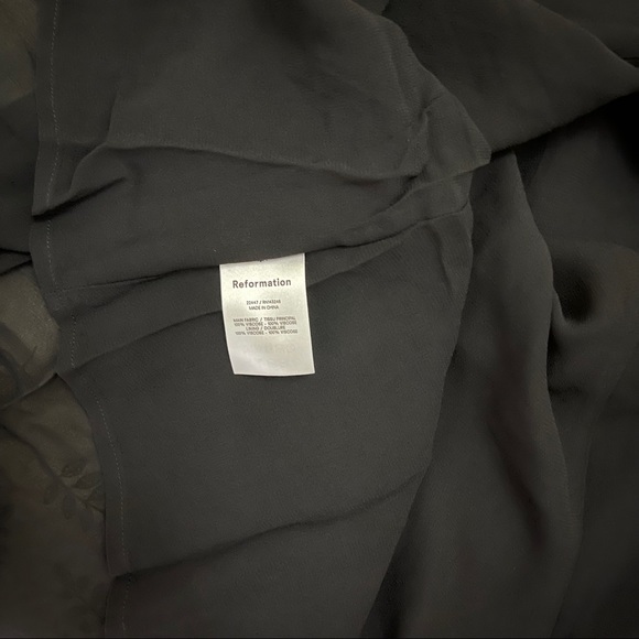 ❤️Reformation Juliette Dress Black - Picture 8 of 8